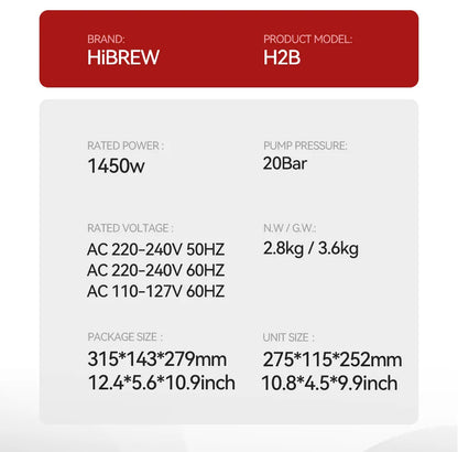 Ekspres do kawy HiBREW 5 w 1 – kompatybilny z kawą Nespresso, Dolce Gusto, K-Cup, kapsułkami ESE i kawą mieloną 