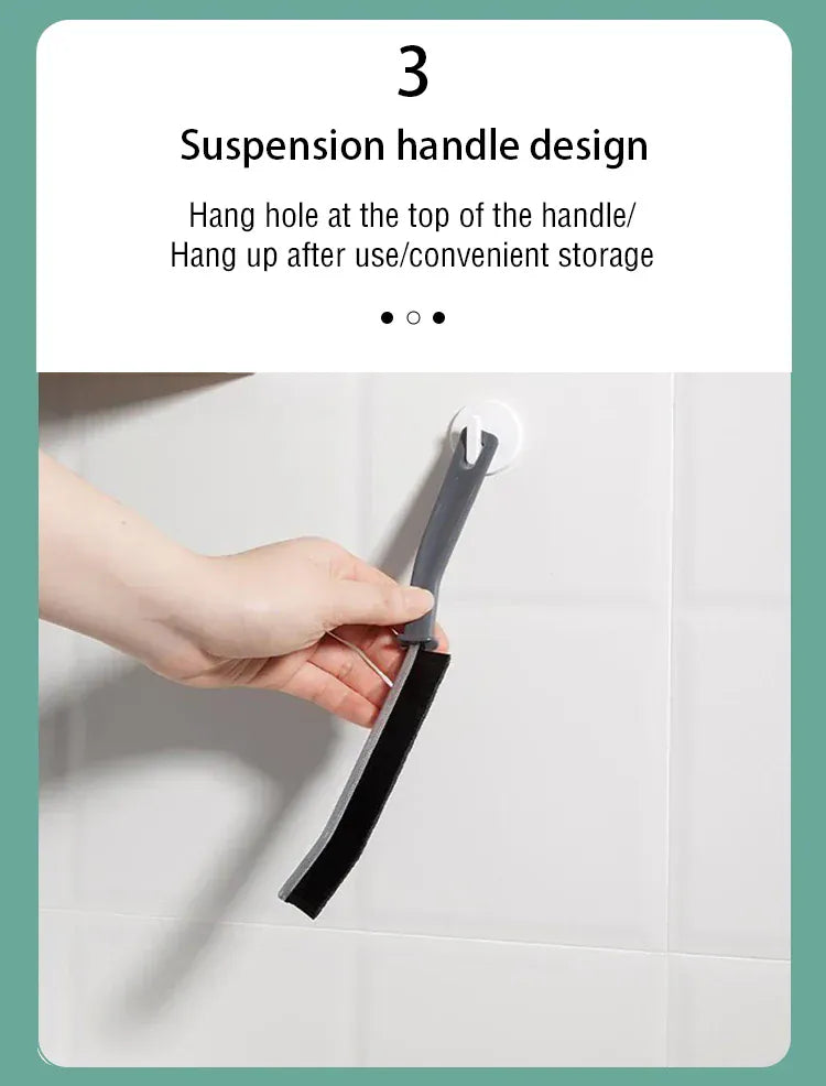 Szczotka do czyszczenia narożników i rowków, narzędzi do czyszczenia okien, kuchni, łazienki, płytek, fug, szczotki z mikrofibry, szczotki do toalety i WC 