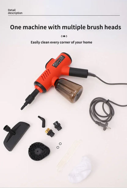 1200W Handheld Steam Cleaner – High Pressure & High Temperature Cleaning Gun for Kitchen, Bathroom & Air Conditioner | For Sale in Poland.