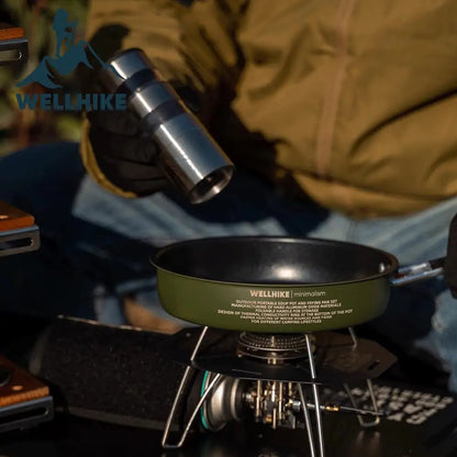 WELLHIKE Młynek do pieprzu ze stali nierdzewnej – młynek do przypraw na kemping i do użytku na zewnątrz 