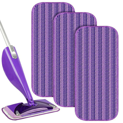 Reusable Mop Pads for Swiffer Wet Jet Wet & Dry | Washable Cleaning Cloth Replacement