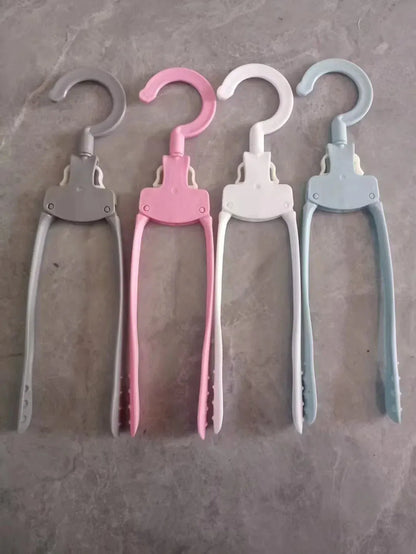 Household Portable Multifunctional Folding Closet Clothes hanger  – Seamless Hanger for Space-Saving Laundry Storage