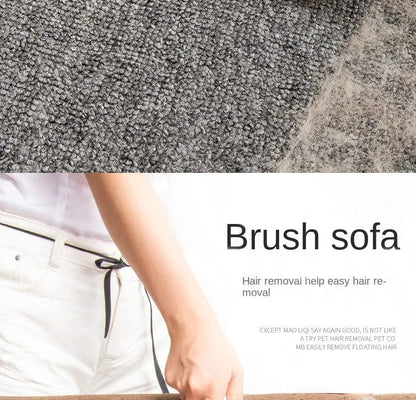 Dwustronna szczotka do usuwania sierści zwierząt domowych z wałkiem | Wielokrotnego użytku szczotka do czyszczenia sierści psów i kotów na sofę, ubrania i meble