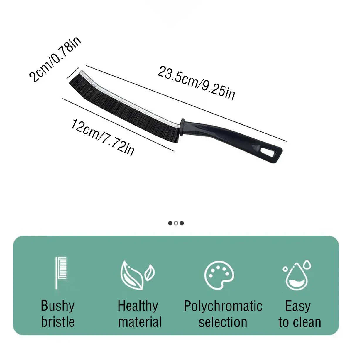 Szczotka do czyszczenia narożników i rowków, narzędzi do czyszczenia okien, kuchni, łazienki, płytek, fug, szczotki z mikrofibry, szczotki do toalety i WC 