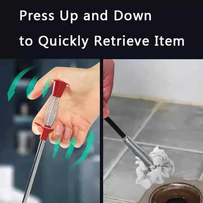 Narzędzie do pogłębiania rur sprężynowych, produkty do czyszczenia rur dla domowej hydrauliki, wąż do czyszczenia kanalizacji, hak do czyszczenia rur z blokadą 