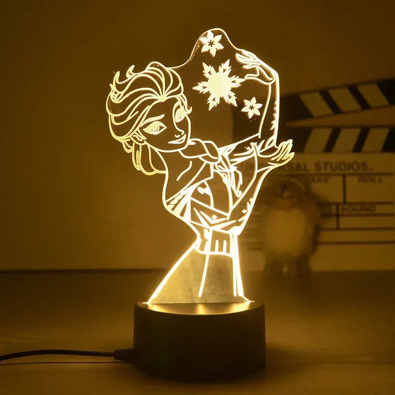 Lampka nocna LED 3D Marvel Iron Man — Lampa Avengers 