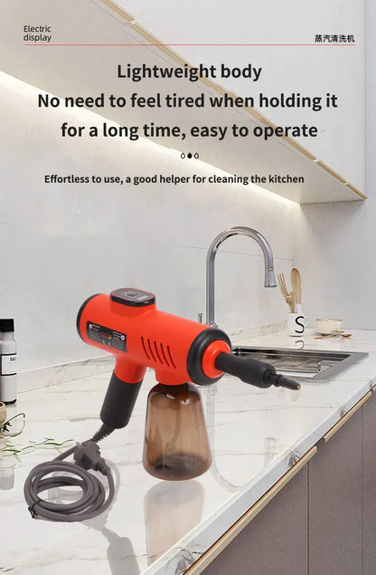 1200W Handheld Steam Cleaner – High Pressure & High Temperature Cleaning Gun for Kitchen, Bathroom & Air Conditioner | For Sale in Poland.