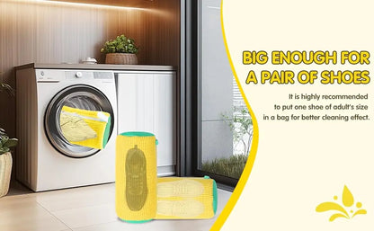 Wyściełana torba do prania butów – organizer do prania w pralce, chroniący trampki i obuwie (wytrzymała siatka poliestrowa)