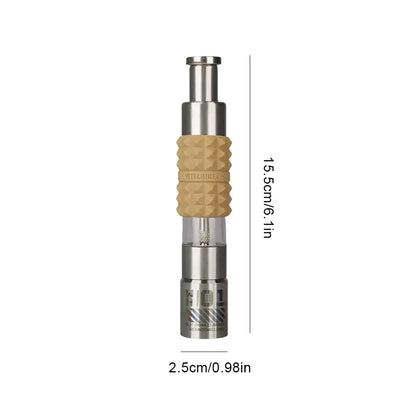 WELLHIKE Młynek do pieprzu ze stali nierdzewnej – młynek do przypraw na kemping i do użytku na zewnątrz 