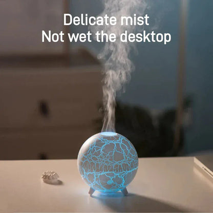 2024 Nowa Planeta Kolorowa Lampa Atmosferyczna Nawilżacz USB – Dyfuzor Olejków Eterycznych 200 ml 