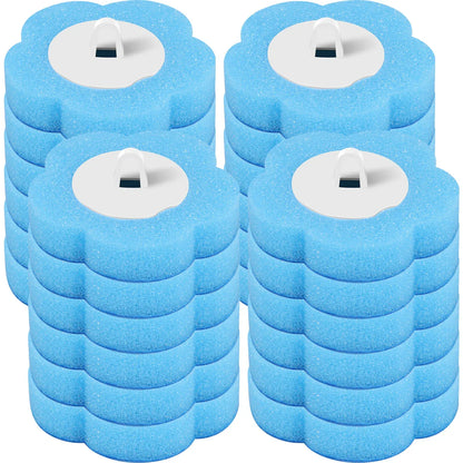 Zestaw do czyszczenia szczotek toaletowych Willstar 18/36 szt. – Szczotka WC z długą rączką i wymiennymi głowicami | Higieniczny środek do czyszczenia toalet 