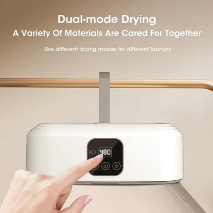 Inteligentna składana elektryczna suszarka do ubrań – kompaktowa, cicha i energooszczędna (wtyczka EU 220 V) 