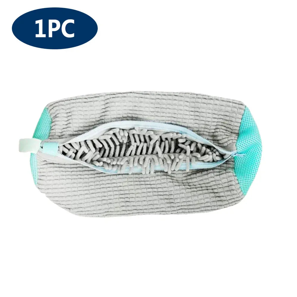 Wyściełana torba do prania butów – organizer do prania w pralce, chroniący trampki i obuwie (wytrzymała siatka poliestrowa)