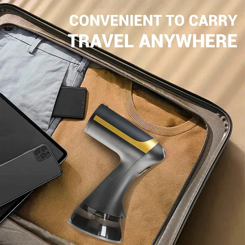 Żelazko parowe ręczne 350 ml, 1500 W, szybko nagrzewająca się parownica do ubrań – przenośna parownica do tkanin w domu i podróży