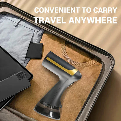 Żelazko parowe ręczne 350 ml, 1500 W, szybko nagrzewająca się parownica do ubrań – przenośna parownica do tkanin w domu i podróży