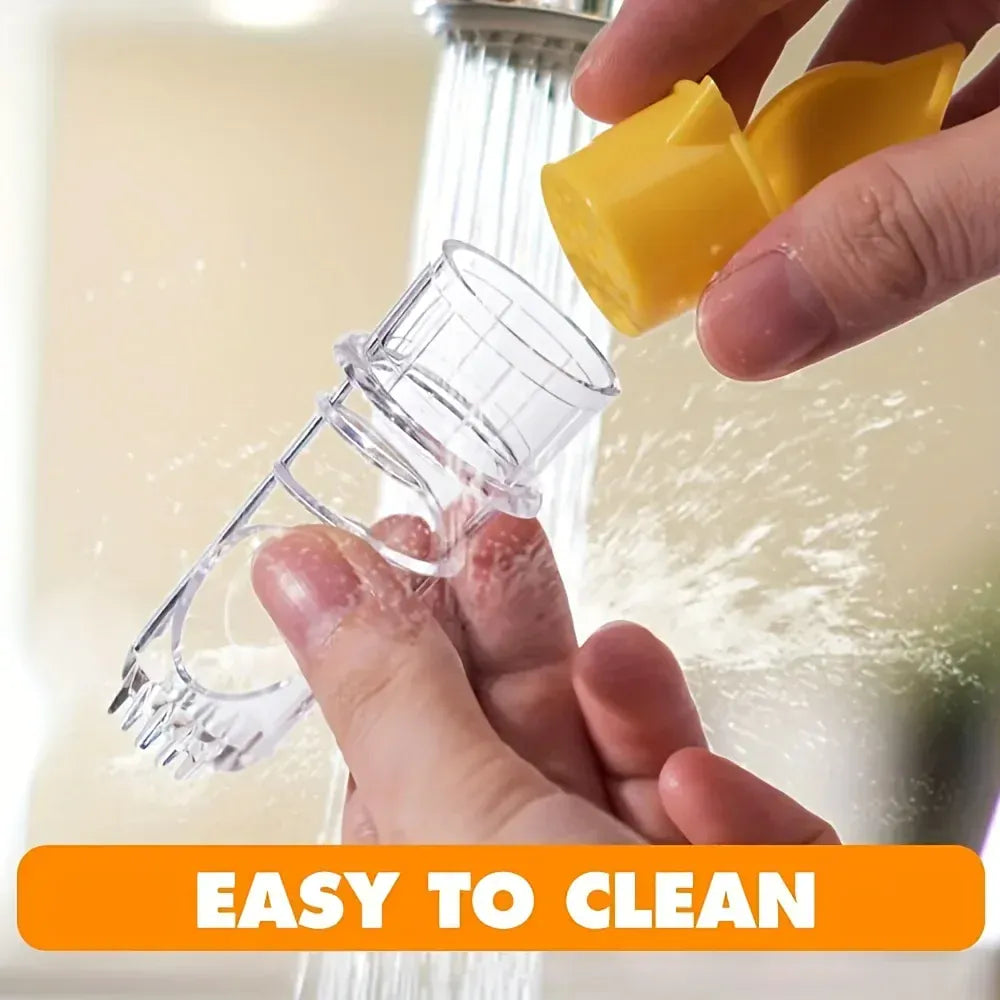 2-częściowa ręczna wyciskarka do cytrusów – mini wyciskarka do cytryn i pomarańczy | Prosta ręczna wyciskarka do świeżych soków