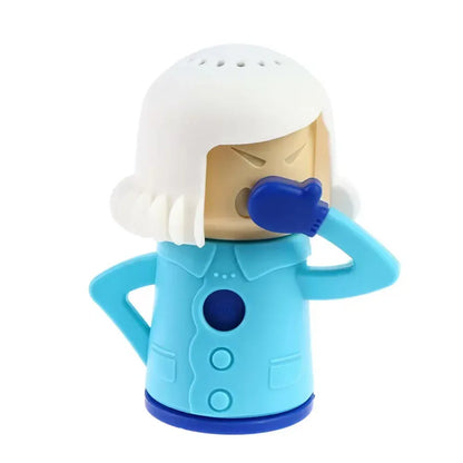 Angry Mama – środek do czyszczenia mikrofalówek i odświeżacz do lodówek | Narzędzie do czyszczenia parą piekarników – łatwy w użyciu gadżet kuchenny do usuwania oleju i brudu