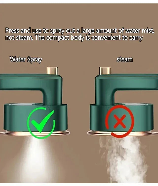 Żelazko parowe 2 w 1, przenośne żelazko parowe do ubrań, przenośne urządzenie do prasowania