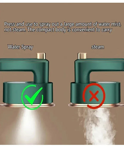 Żelazko parowe 2 w 1, przenośne żelazko parowe do ubrań, przenośne urządzenie do prasowania