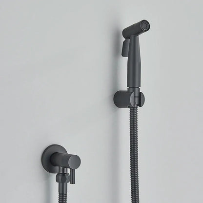 Ręczny bidet ze stali nierdzewnej do toalety – nowoczesny, higieniczny natrysk prysznicowy (czarny / nikiel / złoty) 