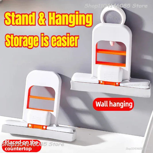 Mini Sponge Mop with Self-Squeeze System – Compact Super Absorbent Mop for Home, Kitchen, Bathroom & Car Cleaning