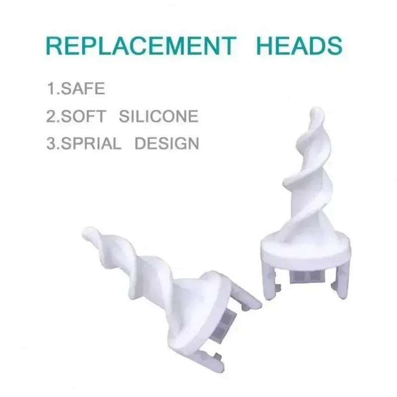 Miękkie silikonowe narzędzie do usuwania woskowiny usznej z 16 wymiennymi końcówkami – bezpieczne narzędzie do czyszczenia uszu dla dorosłych i dzieci | Wielokrotnego użytku zestaw do czyszczenia uszu