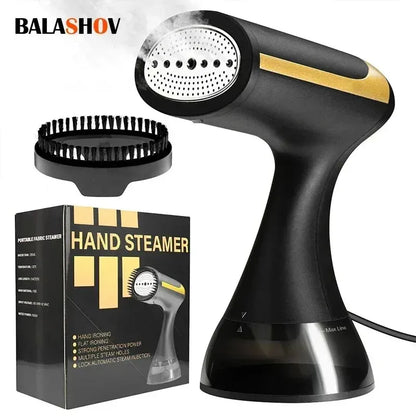 Żelazko parowe ręczne 350 ml, 1500 W, szybko nagrzewająca się parownica do ubrań – przenośna parownica do tkanin w domu i podróży