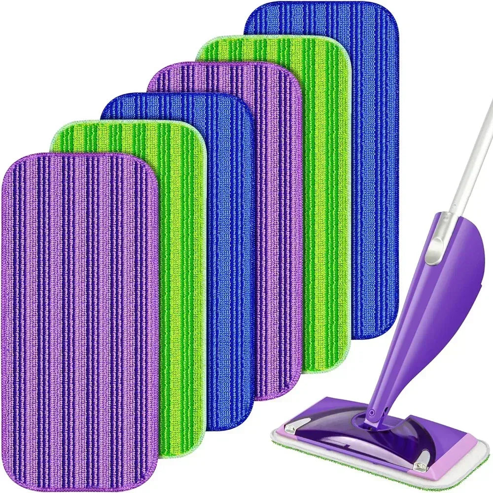 Reusable Mop Pads for Swiffer Wet Jet Wet & Dry | Washable Cleaning Cloth Replacement