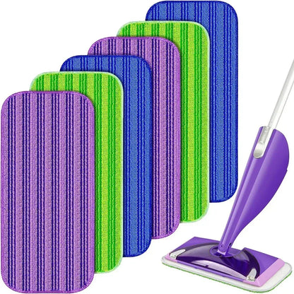 Reusable Mop Pads for Swiffer Wet Jet Wet & Dry | Washable Cleaning Cloth Replacement