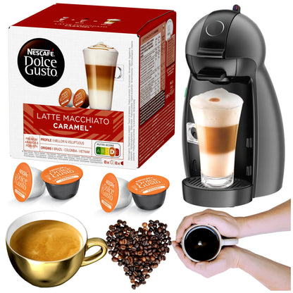 Kapsułki kawy Dolce Gusto – Latte Macchiato Caramel (16 szt.) marki Nescafé
