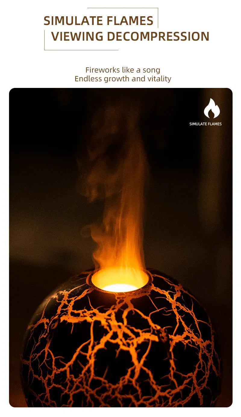 2024 Nowa Planeta Kolorowa Lampa Atmosferyczna Nawilżacz USB – Dyfuzor Olejków Eterycznych 200 ml 