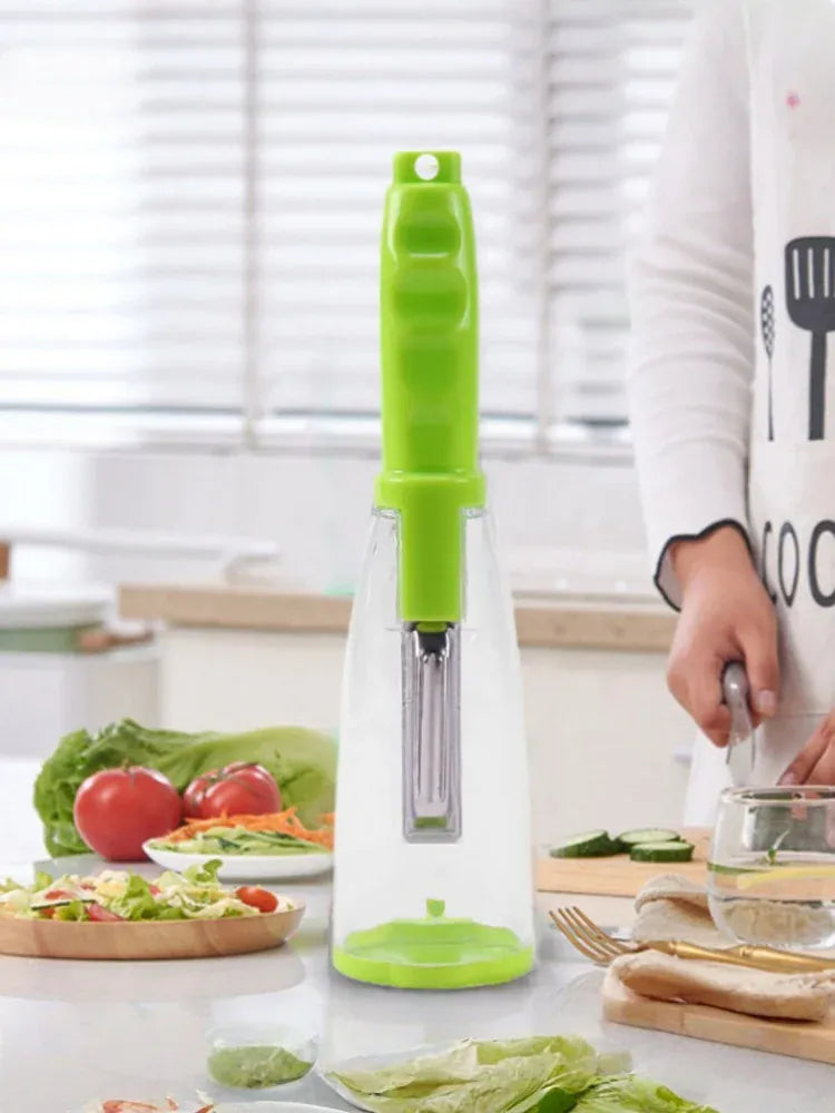 Peeler with Storage Box – Anti-Splash Fruit & Vegetable Peeler for Kitchen Use