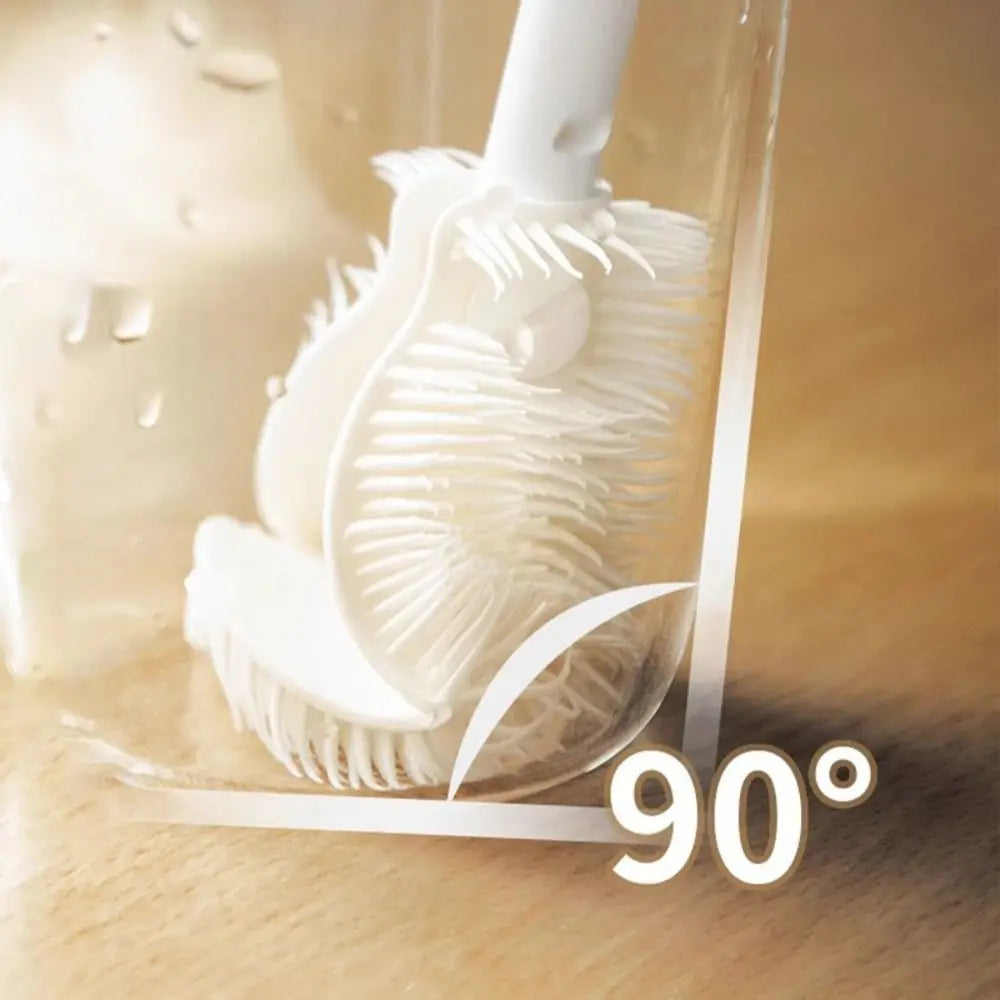 Nowa silikonowa szczotka do kubków z długim uchwytem do czyszczenia szkła i butelek | Ekologiczne narzędzie do czyszczenia kuchni