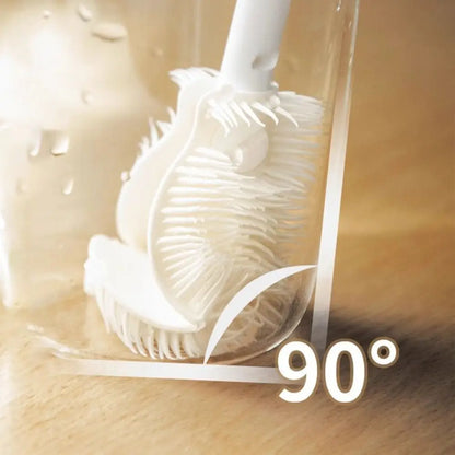 Nowa silikonowa szczotka do kubków z długim uchwytem do czyszczenia szkła i butelek | Ekologiczne narzędzie do czyszczenia kuchni