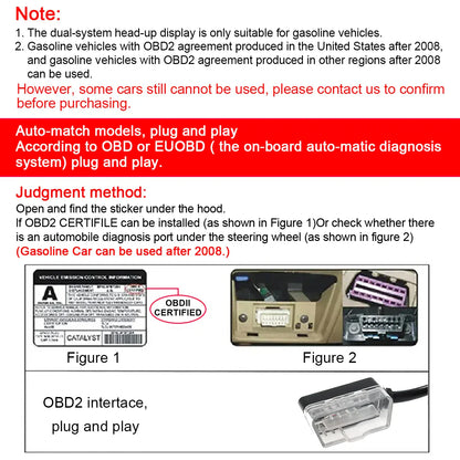 M3 Auto OBD2 GPS Wyświetlacz Head-Up Elektronika Samochodowa OBD HUD Projektor Wyświetlacz Cyfrowy Prędkościomierz Samochodowy Akcesoria Do Wszystkich Samochodów
