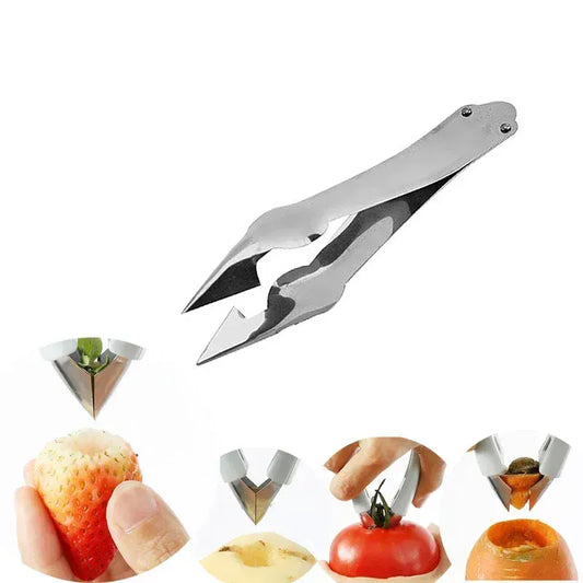 Stainless Steel Pineapple Corer Slicer & Strawberry Huller