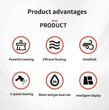 1200W Handheld Steam Cleaner – High Pressure & High Temperature Cleaning Gun for Kitchen, Bathroom & Air Conditioner | For Sale in Poland.