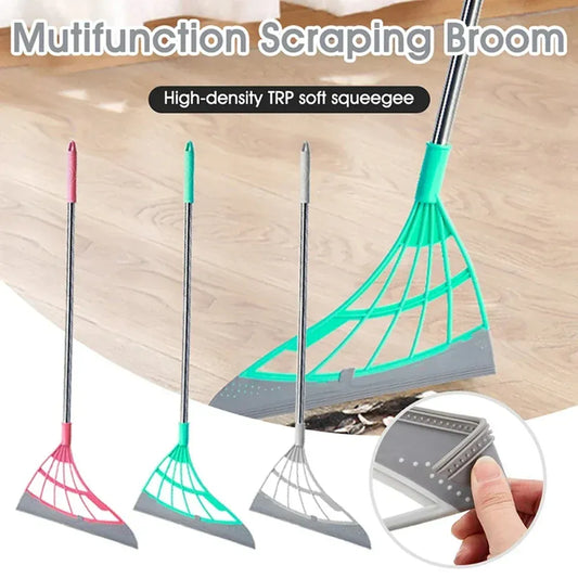 Silicone Magic Broom Floor Wiper & Glass Cleaner | Multipurpose Household Mop