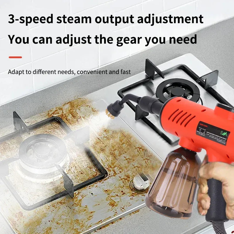 1200W Handheld Steam Cleaner – High Pressure & High Temperature Cleaning Gun for Kitchen, Bathroom & Air Conditioner | For Sale in Poland.
