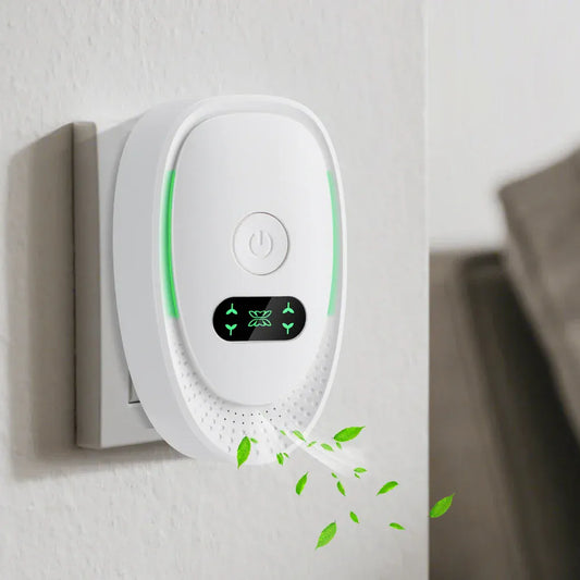 Plug-In Air Purifier Ionizer | Negative Ion Mini Air Cleaner for Home, Bedroom, Toilet & Office | Quiet Deodorizer Device