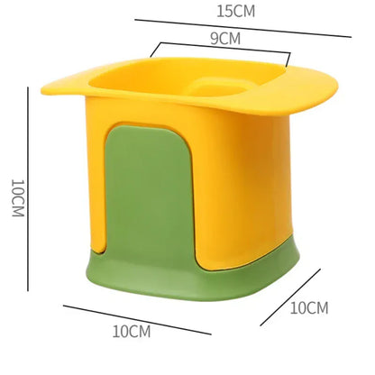 Wielofunkcyjna krajalnica do warzyw – krajalnica ze stali nierdzewnej do ziemniaków, ogórków, czosnku i cebuli | Narzędzia kuchenne 