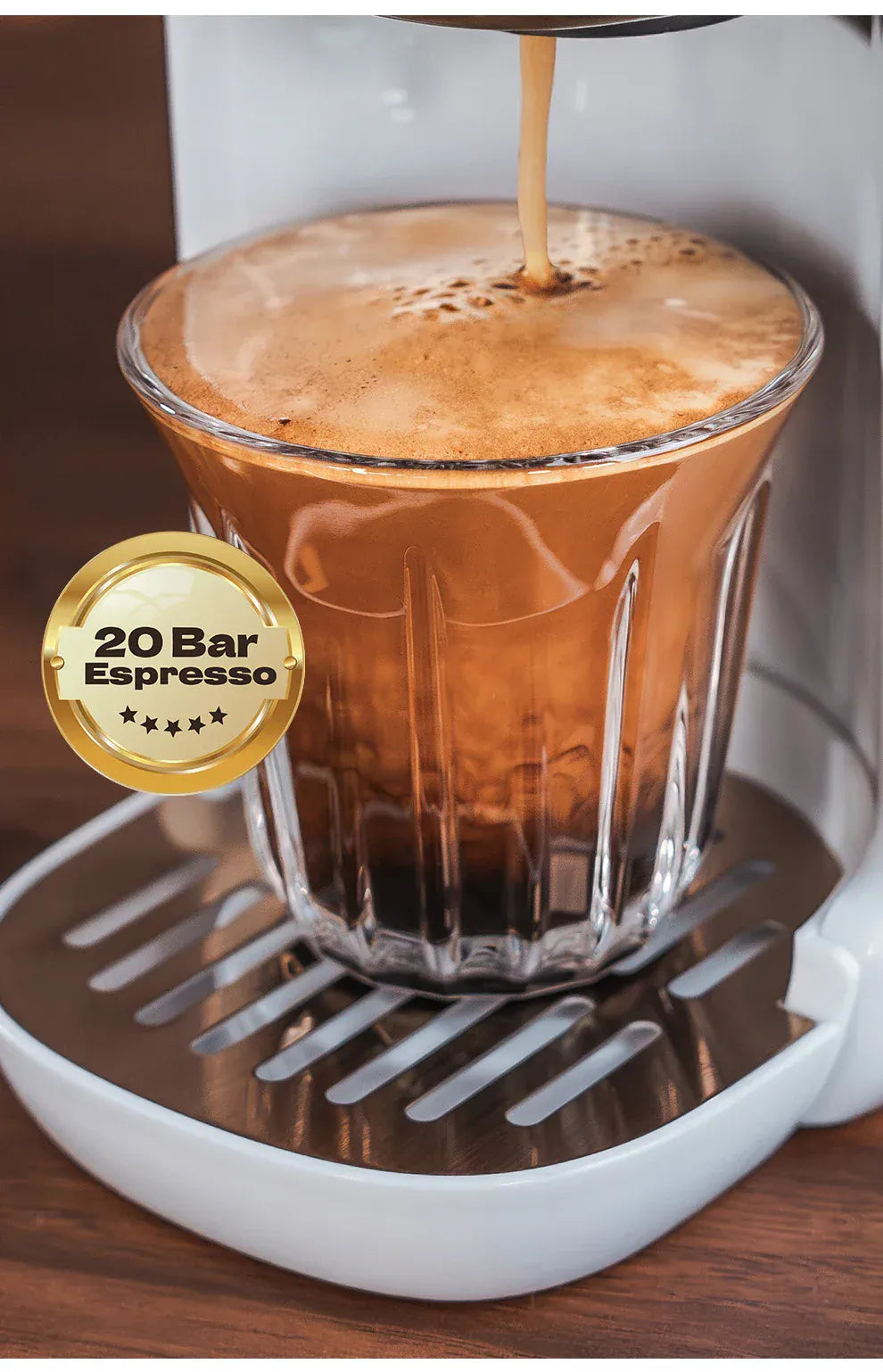 Ekspres do kawy HiBREW 5 w 1 – kompatybilny z kawą Nespresso, Dolce Gusto, K-Cup, kapsułkami ESE i kawą mieloną 