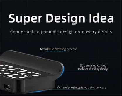 M3 Auto OBD2 GPS Wyświetlacz Head-Up Elektronika Samochodowa OBD HUD Projektor Wyświetlacz Cyfrowy Prędkościomierz Samochodowy Akcesoria Do Wszystkich Samochodów