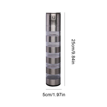 WELLHIKE Młynek do pieprzu ze stali nierdzewnej – młynek do przypraw na kemping i do użytku na zewnątrz 