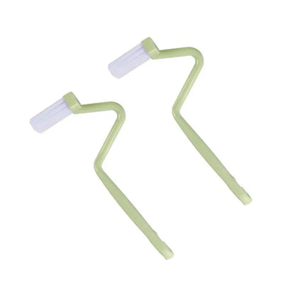 Zestaw zakrzywionych szczotek toaletowych | Długi uchwyt do dokładnego czyszczenia łazienki i toalety 