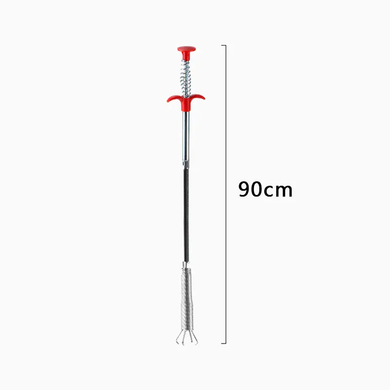 Narzędzie do pogłębiania rur sprężynowych, produkty do czyszczenia rur dla domowej hydrauliki, wąż do czyszczenia kanalizacji, hak do czyszczenia rur z blokadą 