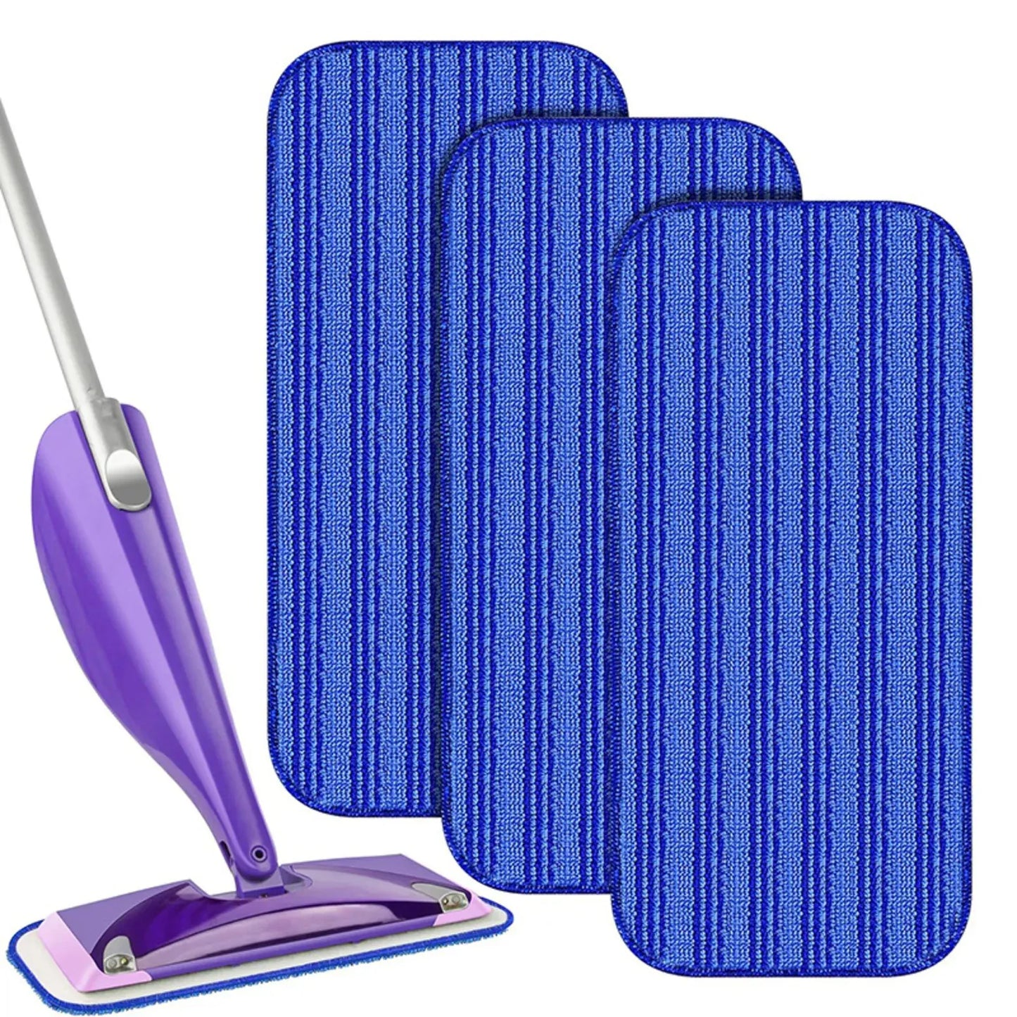 Reusable Mop Pads for Swiffer Wet Jet Wet & Dry | Washable Cleaning Cloth Replacement