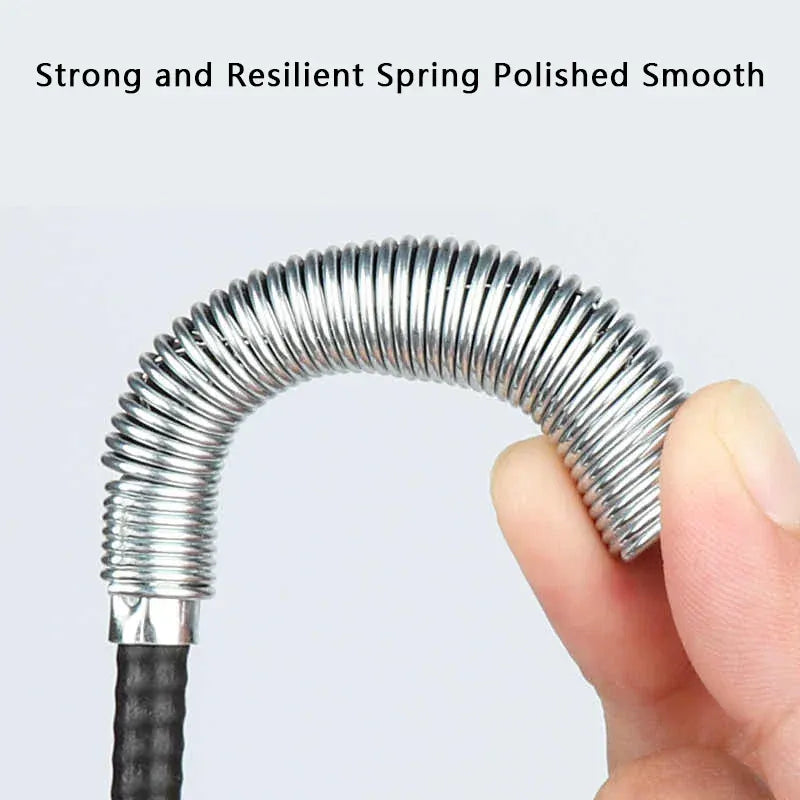 Narzędzie do pogłębiania rur sprężynowych, produkty do czyszczenia rur dla domowej hydrauliki, wąż do czyszczenia kanalizacji, hak do czyszczenia rur z blokadą 