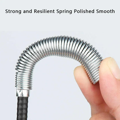 Narzędzie do pogłębiania rur sprężynowych, produkty do czyszczenia rur dla domowej hydrauliki, wąż do czyszczenia kanalizacji, hak do czyszczenia rur z blokadą 