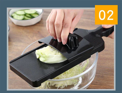 LMETJMA – krajalnica i tarka do kapusty ze stali nierdzewnej, mandolina do krojenia warzyw, szatkowania i przyrząd do krojenia julienne do kuchni (JT265) 